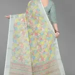 Premium Linen Cotton Stylish Saree