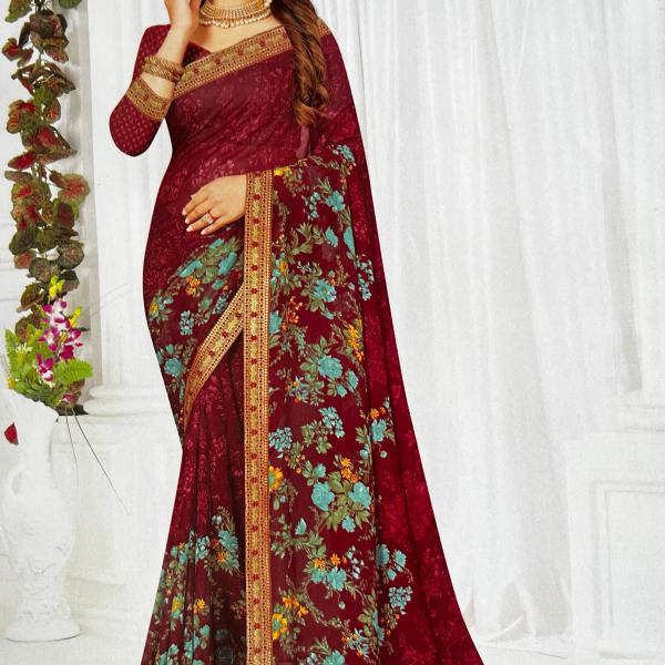 SRIVALLI  BLUE BOX SAREE