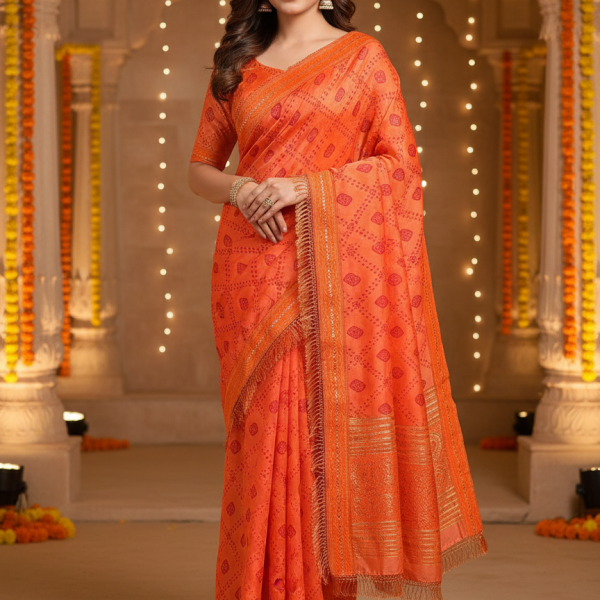 Exclusive Fancy Georgette Saree