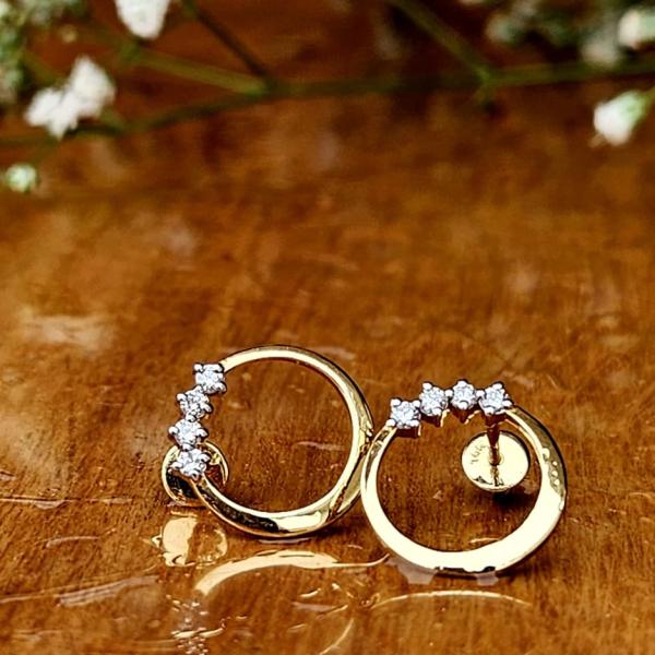 A Unique Dimond Earrings