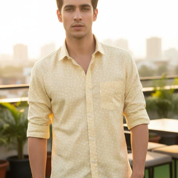 TENAX MENS PRINTED SHIRT