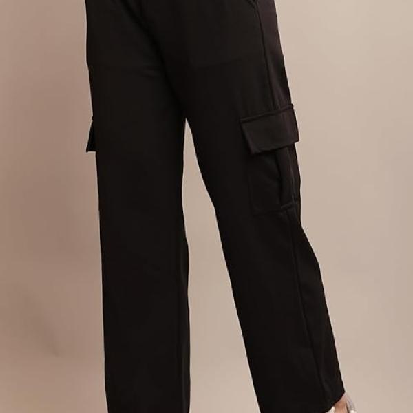 WOMENS SOLID STYLISH CARGO BELL BOUTAM