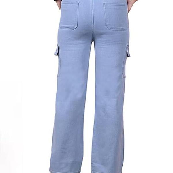 WOMENS SOLID STYLISH CARGO BELL BOUTAM