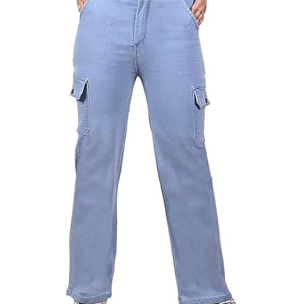 Women solid stylish cargo bell boutam