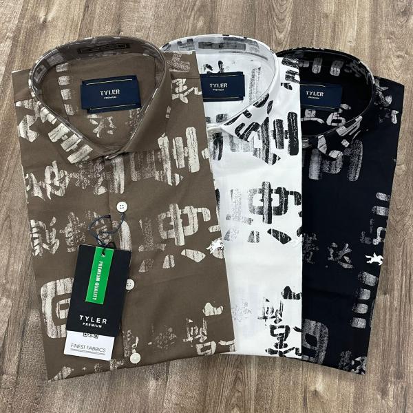 MENS STYLISH PRINTED SHIRT (SINGLE PEICE)