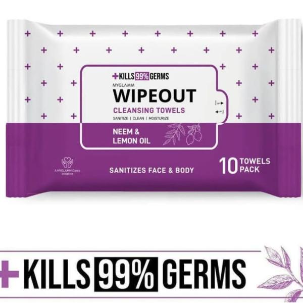 Pack of Wipeout Cleansing Towels (10 Pcs Each)