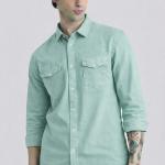 Casual Shirts for Men with Spread Collar, Full Sleeves