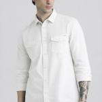 Casual Shirts for Men with Spread Collar, Full Sleeves