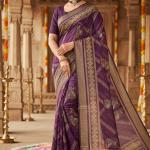 Georgette Printed Sarees for Women with Blouse Piece