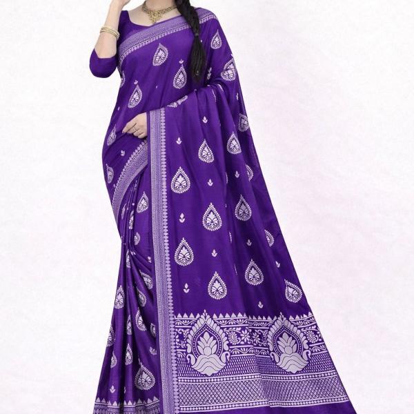 Georgette Printed Sarees for Women with Blouse Piece
