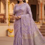 Georgette Printed Sarees for Women with Blouse Piece