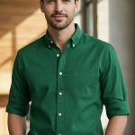 Men's Casual Washed Cotton shirt