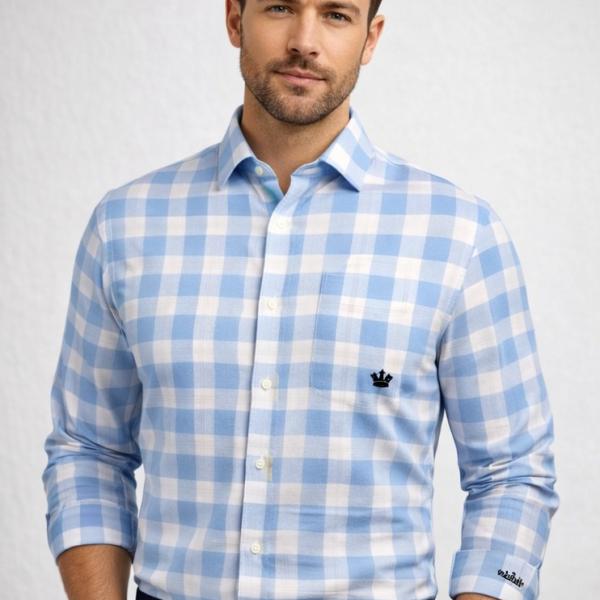 Premium Men's Stylish Checkered Shirt-Regular Fit