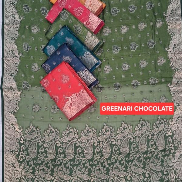 Women's Geernaree Chockleti  Saree