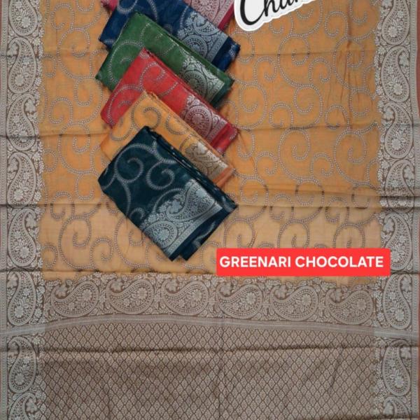 Women's Geernaree Chockleti  Saree
