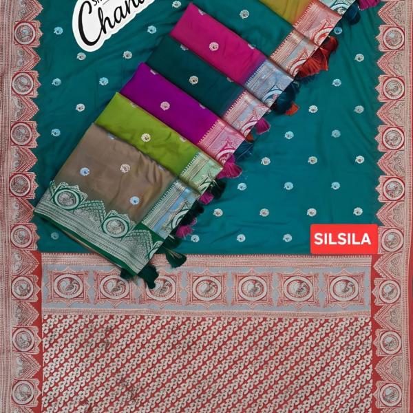 Women Pure Chanderi Silk saree