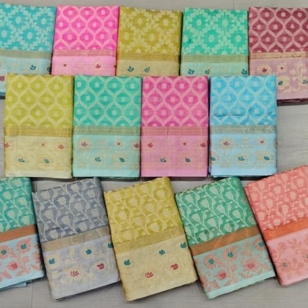 Women cotton  Soft Silk Saree