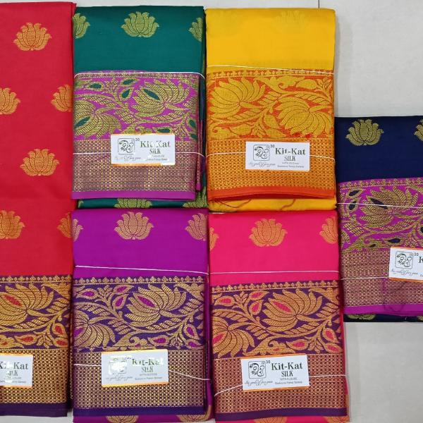 Women's Cotton Silk  Saree With Blouse Piece