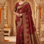 Women's Banarasi Saree Pure Kanjivaram Silk Saree Soft