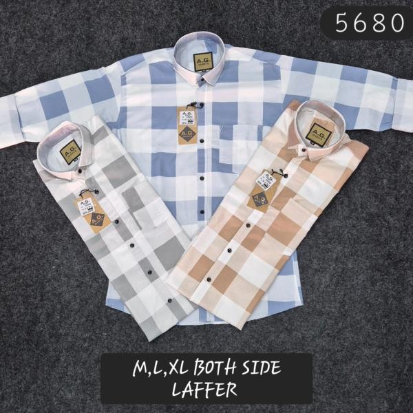 Premium Men's Stylish Check Shirt-Regular Fit