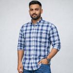 Premium Men's Stylish Check Shirt-Regular Fit