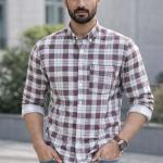 Premium Men's Stylish Check Shirt-Regular Fit