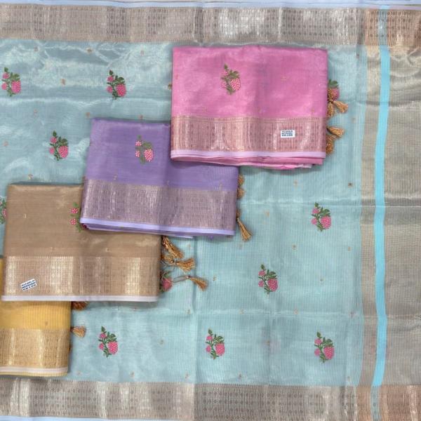 Women's Silk Cotton Saree With Blouse Piece