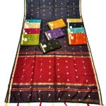 Women's Silk Cotton Saree With Blouse Piece