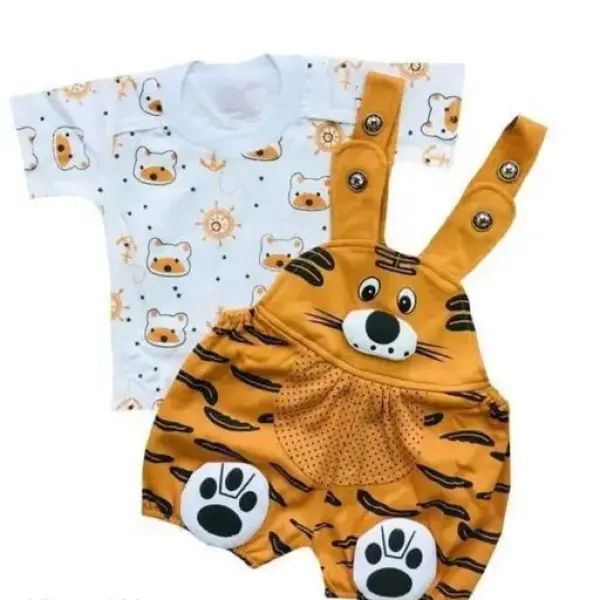 mustard Cotton Dungarees