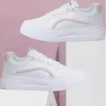 Girl Synthetic White Stylish Comfortable Casual Sneaker