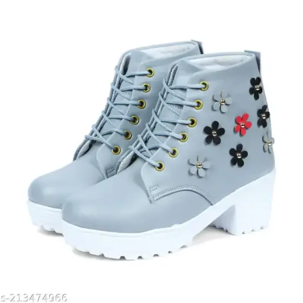 Latest Stylish Design Boot for Women grey