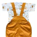 mustard Cotton Dungarees