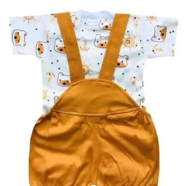 mustard Cotton Dungarees